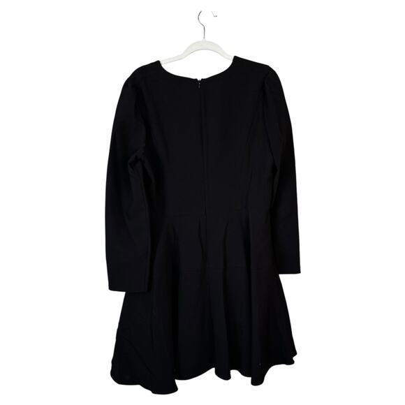 GAL MEETS GLAM Celeste Fit and Flare Dress Black Plus Size 16 Party LBD - Picture 3 of 9